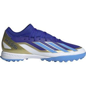 adidas Performance X Crazyfast Messi League Turf Voetbalschoenen - Unisex - Blauw- 43 1/3