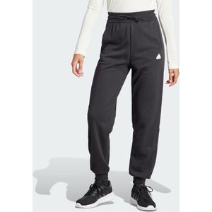 adidas - Geborduurd Frans Badstof Joggingpak - Dames - Losse Pasvorm