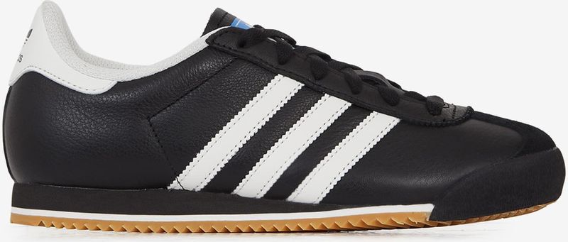 Sneakers - KICK - Gevoerd - Leer/Suède - Ronde Neus - Platte Hak