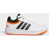 Adidas Hoops 3.0 CF C kinder sneakers wit zwart - Maat 37 1/3 - Uitneembare zool