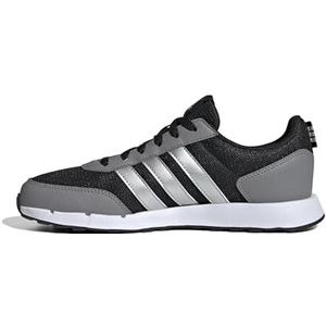 adidas Dames Run 50s Schoenen Sneaker, Core Zwart Zilver Met Grijs Drie, 36 EU