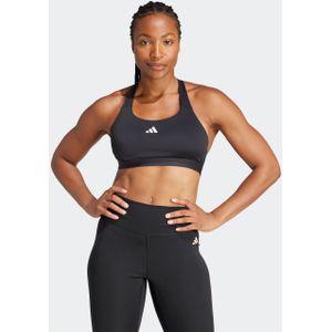 adidas Performance - Sportbustier - Zwart - Polyester - Hoge Steun