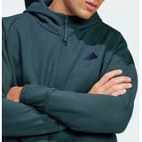 adidas Sportswear Z.N.E. Winterized Trainingsjack met Capuchon Heren Grijs