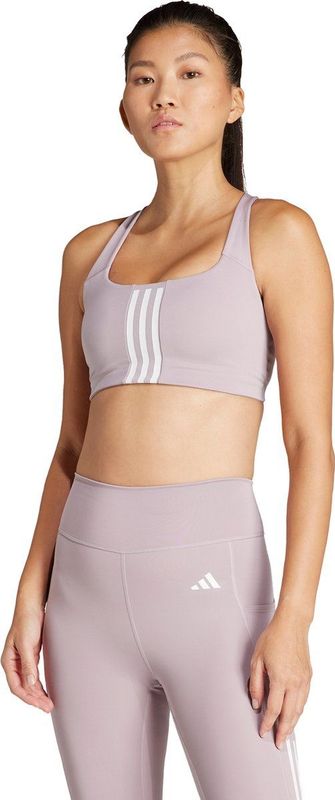 adidas - Performance Powerimpact - Beha - Paars - Medium-Support - Dames