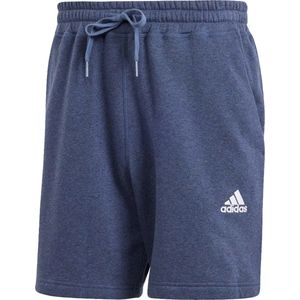 Adidas seasonal essentials mã©lange short in de kleur blauw.