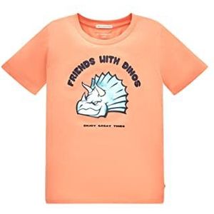 TOM TAILOR Jongens T-shirt 1035086, 31164 - Bright Peach Orange, 128-134