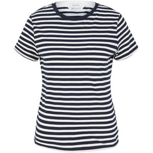 Tom Tailor Modern Stripe T-shirt Grijs Vrouw