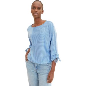 T-shirt - Gestreept - Viscose/POLYESTER - Losse Pasvorm