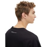 Tom Tailor Oversized 1035912 T-shirt Zwart Man