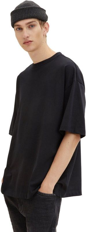 Tom Tailor Oversized 1035912 T-shirt Zwart Man