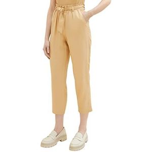 TOM TAILOR Denim Dames Tapered Fit broek 1035436, 31041 - Brown Rice, XXL