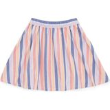 A-lijnrok - Gestreept - Biologisch Katoen - Met Knoopdetails