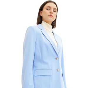 TOM TAILOR Dames blazer 1035882, 22758 - Dreamy Blue, 38