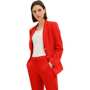 TOM TAILOR Dames blazer 1035882, 15612 - Fever Red, 36