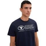 Effen T-shirt - Logoprint - Korte Mouwen - Zachte Jersey