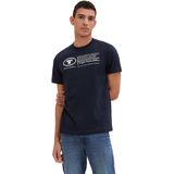 Effen T-shirt - Logoprint - Korte Mouwen - Zachte Jersey