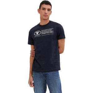 TOM TAILOR printed crewneck t-shirt Heren T-shirt