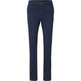 TOM TAILOR - Travis Slim - Chino Broek - Sky Captain Blue - Slim Fit, Normale Taillehoogte, Stretchaandeel