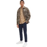 Tom Tailor Hose Unifarbene Slim Fit Chinohose Travis mit seitlichen Eingrifftaschen, Gürtelschlaufen und Paspeltaschen