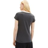 TOM TAILOR DENIM - Shirt - Antraciet - 2 Pack - Kwartmouw