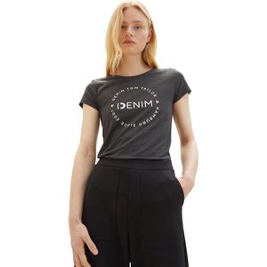 TOM TAILOR DENIM - Shirt - Antraciet - 2 Pack - Kwartmouw