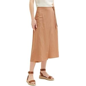 TOM TAILOR Midi Rock Dames, 31652 - Muted Hazel Brown, 42, 31652 - Muted Hazel Brown