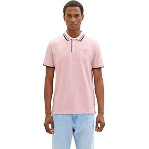 Tom Tailor 1036370 Poloshirt voor heren, 11055 Morning Pink