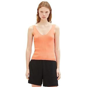 TOM TAILOR Denim Dames 1036857 pullovertje, 31699 -Luminous Coral, S, 31699 - Luminous Coral, S