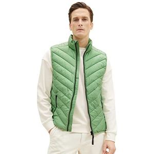 TOM KLEERMAKER lichtgewicht gewatteerd herengilet met opstaande kraag van gerecycled polyester