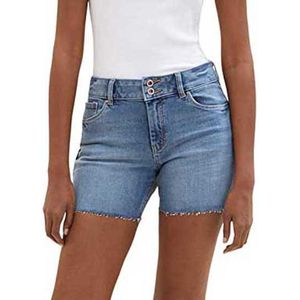 Tom Tailor Denim Cajsa Korte Jeans Blauw Vrouw