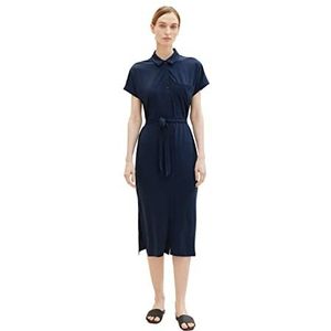 TOM TAILOR Dames 1036649 jurk, 11758-Midnight Sail, 38, 11758 - Midnight Sail, 38