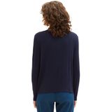 TOM TAILOR - Basic Zomercardigan - Sky Captain Blue - Licht Gebreid Jersey