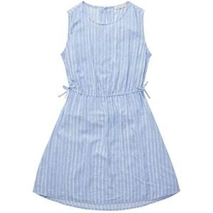 TOM TAILOR 1036164 Jurk voor kinderen Meisjes, 31695 - Blue Tie Dye Stripe