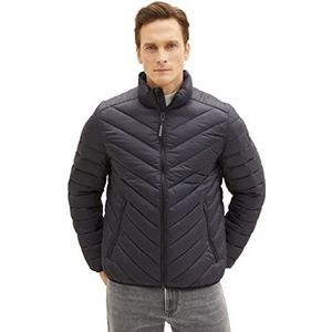 TOM KLEERMAKER lichtgewicht gewatteerde herenjas met print