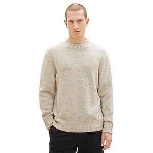 TOM TAILOR Herentrui, 32734 - Beige Alfalfa Fancy Structure, XXL