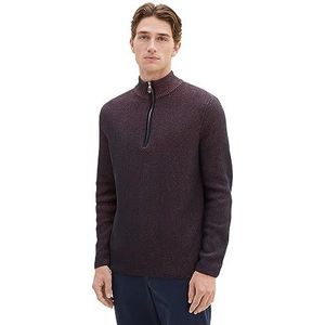 TOM TAILOR Herentrui, 32740 - Navy Red Orange Blue Mouline, 3XL