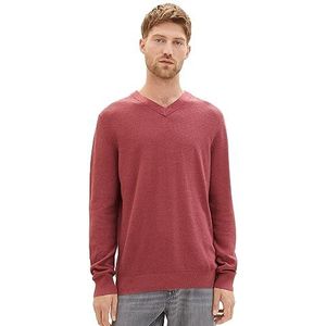 TOM TAILOR Herentrui, 32621 - Burned Bordeaux Red Melange, XL