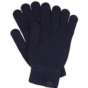 TOM TAILOR 1038513 Handschoenen, 13160 Knitted Navy Melange, Onesize heren, 13160 - Gebreid marineblauw gemêleerd, One Size