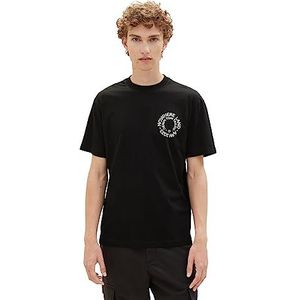 TOM TAILOR Denim T-shirt voor heren, 29999 - Black, S