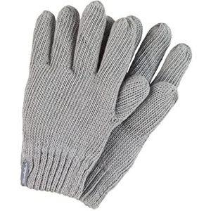 Sterntaler Unisex kinder gebreide vingerhandschoen handschoen, zilver gemêleerd, 4