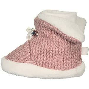 Sterntaler Babyschoenen voor meisjes, gebreide look, roze, 18 EU