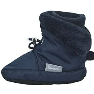 Sterntaler Baby jongens uni babyschoen - babylaarzen - babylaarzen - mid-top babyschoen met antislip rubberen zool - donkergroen, marineblauw, 18 EU