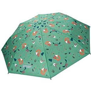 Sterntaler 9692280 Uniseks paraplu, middelgroen, medium, 1, Medium Groen