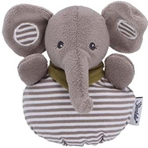 Sterntaler Baby Unisex knuffel zakje olifant Eddy - grijping, warmtekussen, knuffeldoek - grijs