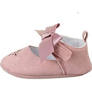Sterntaler Babyballerina met strik, platte slipper, zacht roze, 17/18 EU (6-12 Months)
