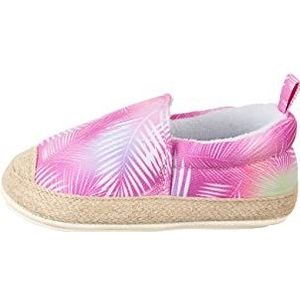 Sterntaler Babysandaal voor babymeisjes, palm, platte slipper, roze, 18 EU