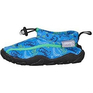 Sterntaler Aquaschuh Dino, platte mocassin voor kinderen, blauw, 30 EU, Blauw