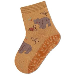 Sterntaler Baby Meisjes Tegels Sokken Baby Fli Zachte Beer, lichtbruin, 18 EU