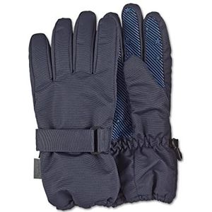 Sterntaler Unisex vingerhandschoen voor kinderen, grip print handschoen, marineblauw, 3
