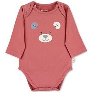 Sterntaler Elia Body met lange mouwen voor babymeisjes, ijsbeer, lichtrood, 50 cm